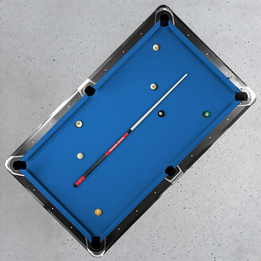 Wave7 - University of Wisconsin Colored Laser Etched Cue - 1060UWI1 view 2
