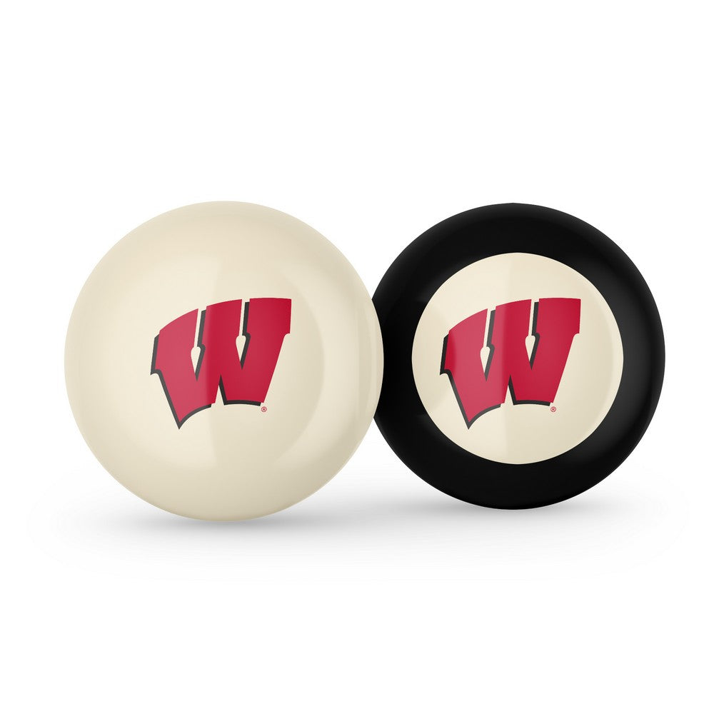 Wave7 - University of Wisconsin Cue Ball & 8 Ball Combo - 1040UWI1 view 1