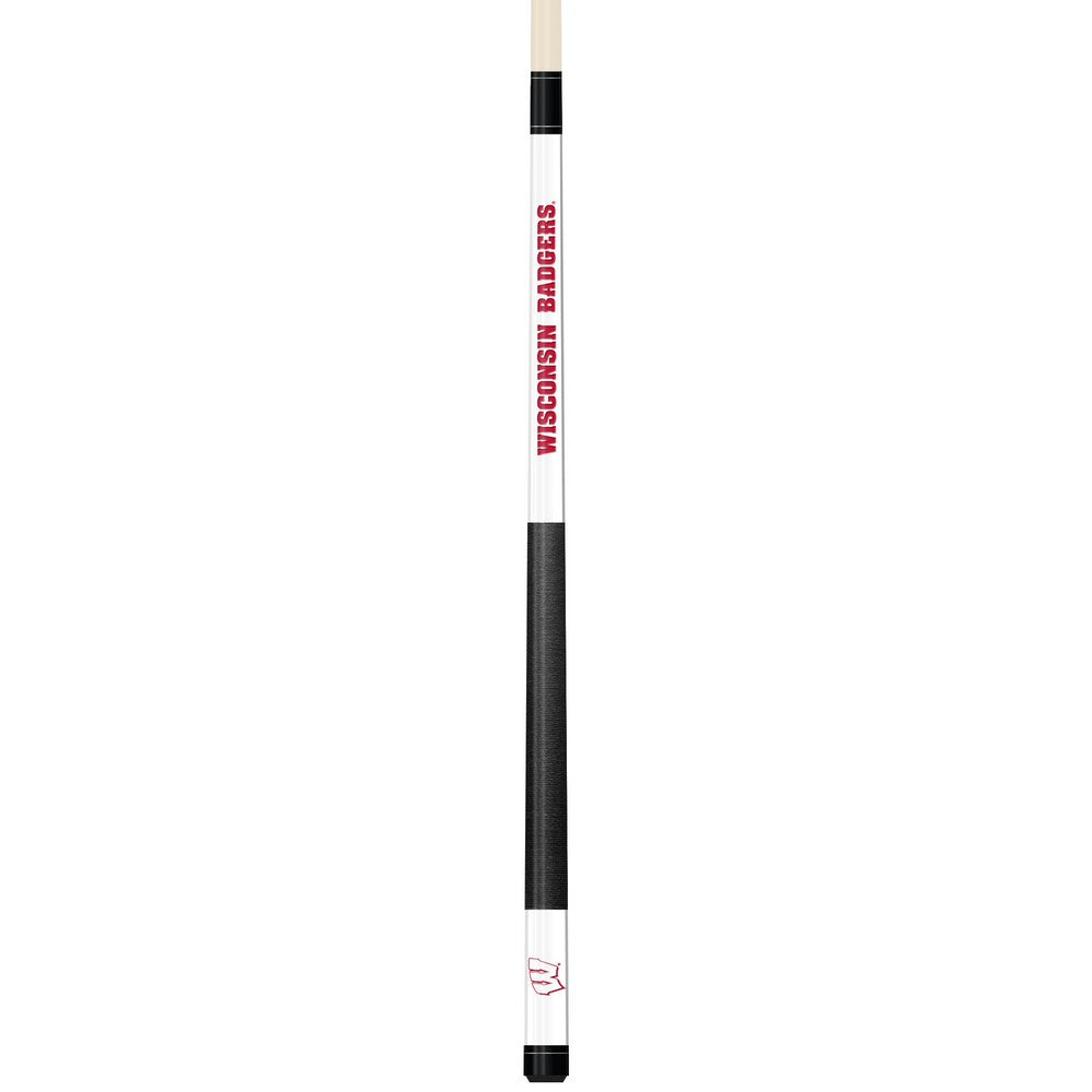 Wave7 - University of Wisconsin White Laser Etched Cue - 1050UWI1 view 1
