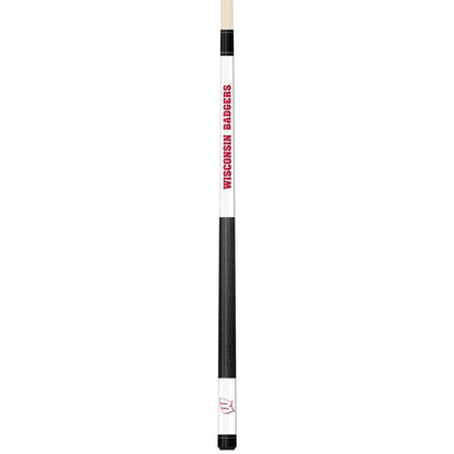 Wave7 - University of Wisconsin White Laser Etched Cue - 1050UWI1 view 1