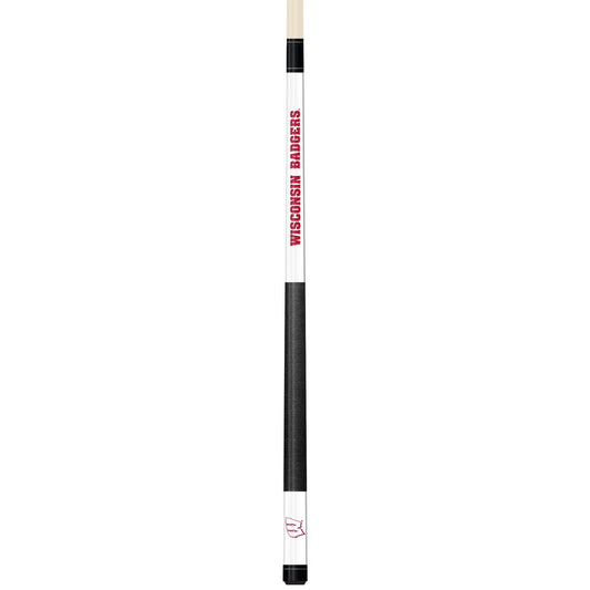 Wave7 - University of Wisconsin White Laser Etched Cue - 1050UWI1 view 1