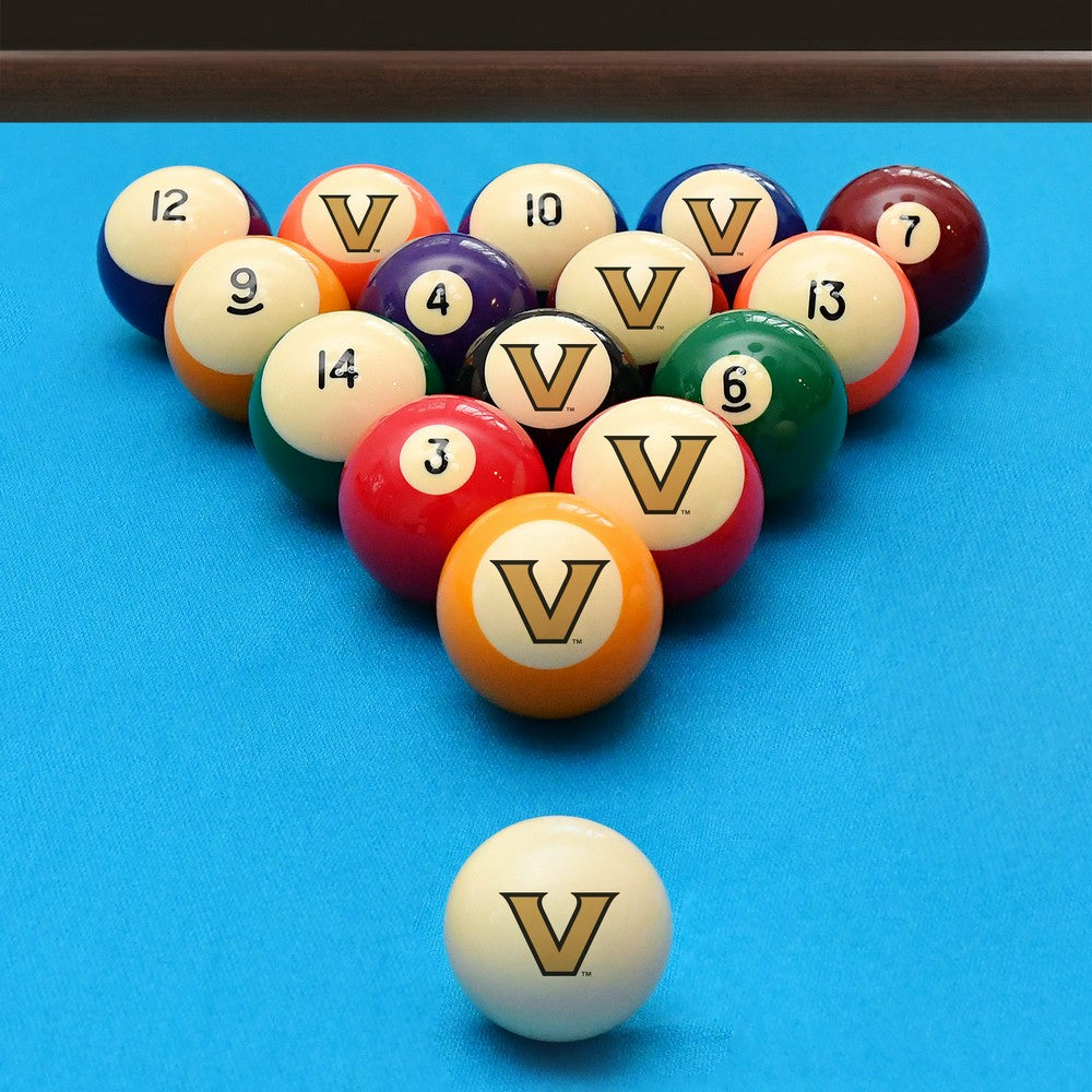 Wave7 - Vanderbilt University Billiard Ball Set - 1010VAN1 view 2