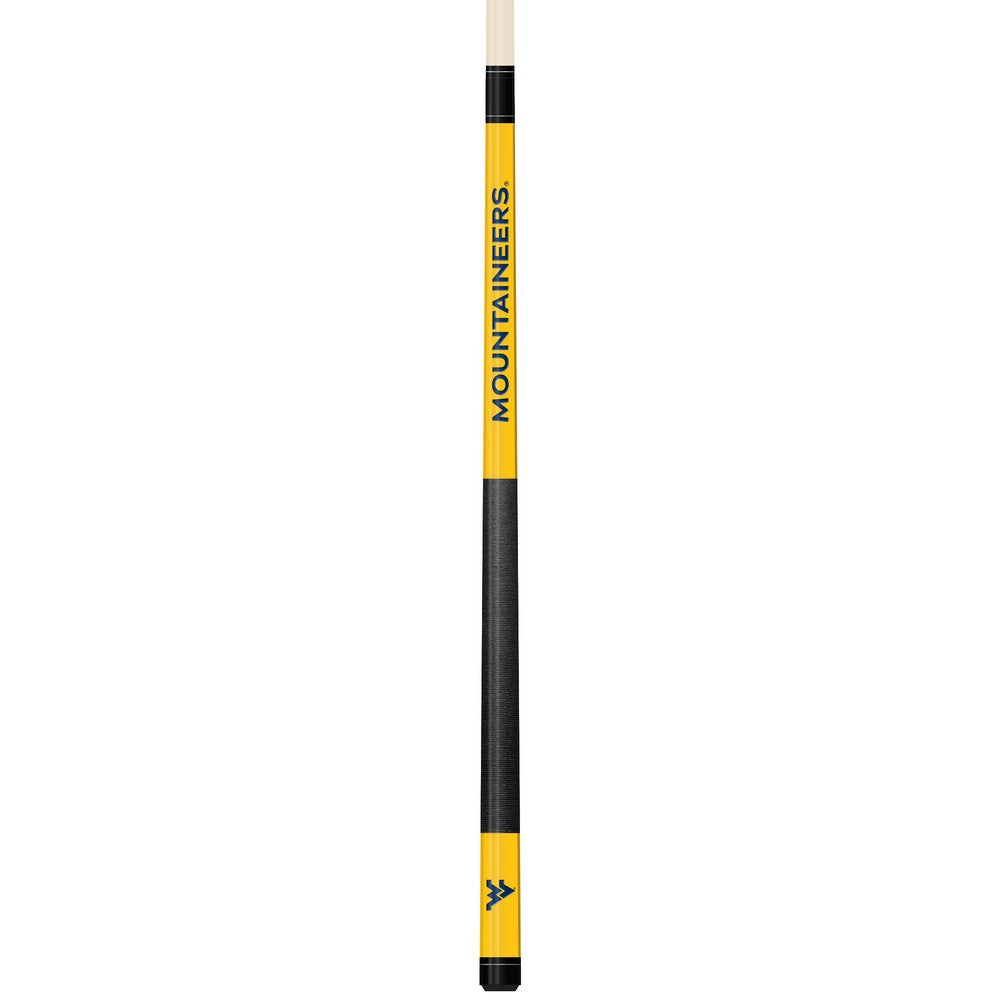 Wave7 - West Virginia Colored Laser Etched Cue - 1060WVU1 view 1