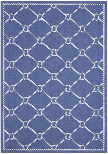 Waverly - Sun & Shade Area Rug - 43in x 63in Navy - SND41-99446852304_CLOSEOUT veiw 1
