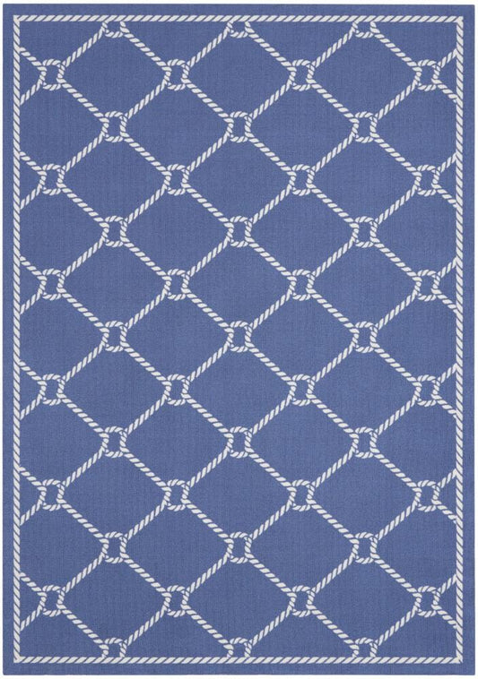 Waverly - Sun & Shade Area Rug - 43in x 63in Navy - SND41-99446852304_CLOSEOUT veiw 1