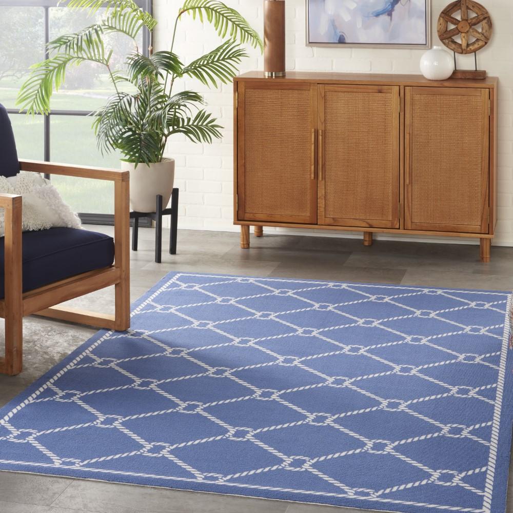 Waverly - Sun & Shade Area Rug - 43in x 63in Navy - SND41-99446852304_CLOSEOUT veiw 2