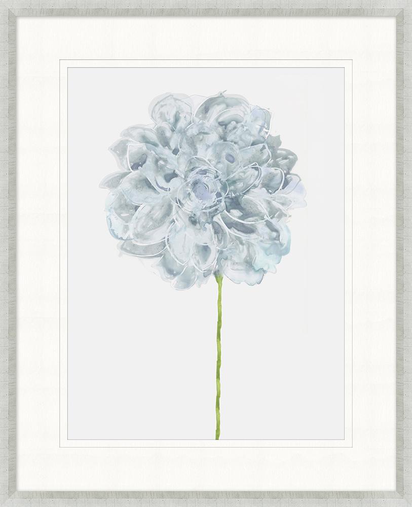 Wendover Art Group - Accent Floral 1, Silver Etched - WFL1282 veiw 1
