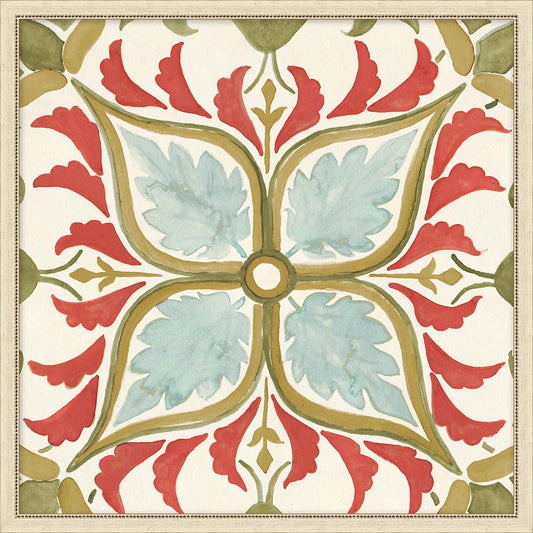 Wendover Art Group - Blooming Pattern 9, Flat White Distressed - WFL1334 veiw 1