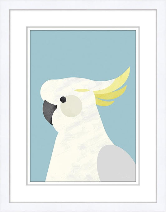 Wendover Art Group - Blue Cockatoo, White - WFK0083 veiw 1