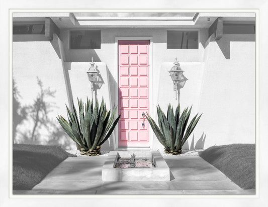 Wendover Art Group - Christopher Kennedy That Pink Door, White - CK0046 veiw 1