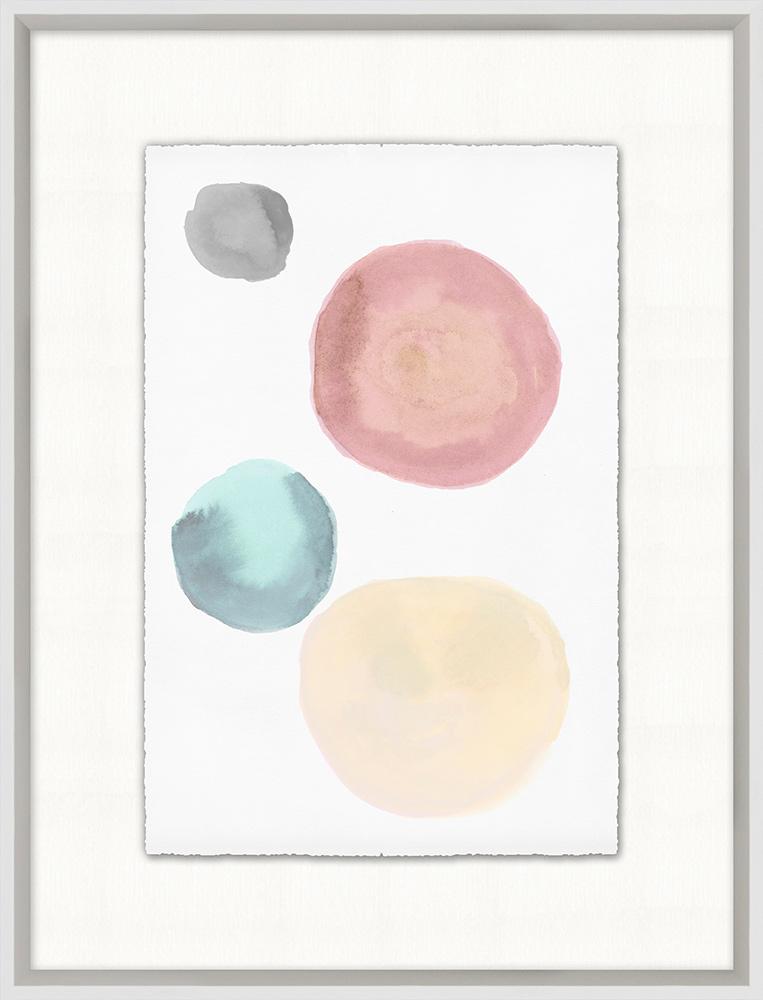 Wendover Art Group - Color Bubbles 1, Matte White - WFK0131 veiw 1