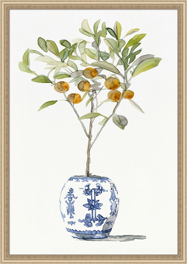 Wendover Art Group - Decorative Tree 1, Champagne Distressed - WNT1809 veiw 1