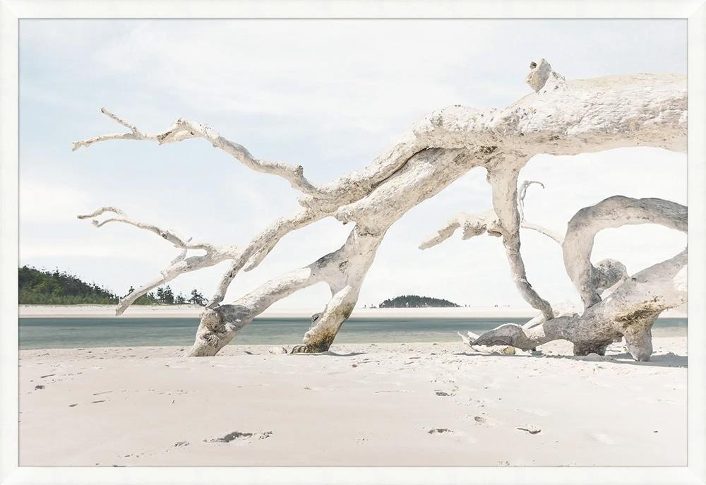 Wendover Art Group - DriftWood Composition, White - WPH1942 veiw 1