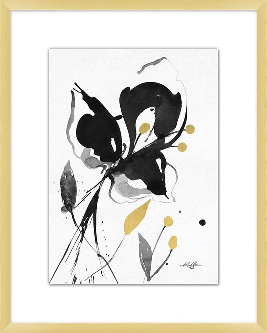 Wendover Art Group - Floral Impressions 3, Gold - WFL1727 veiw 1