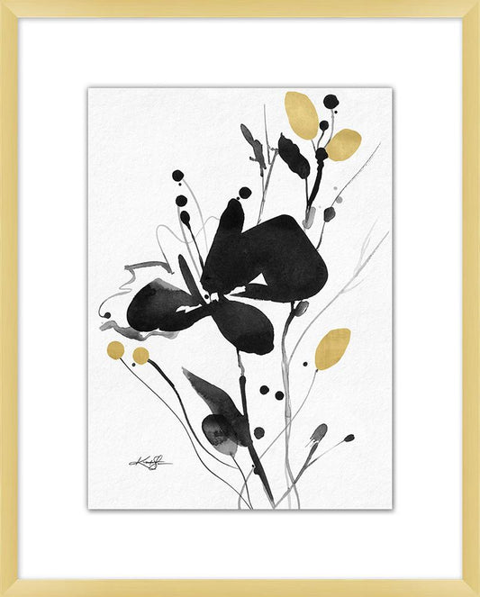 Wendover Art Group - Floral Impressions 4, Gold - WFL1728 veiw 1