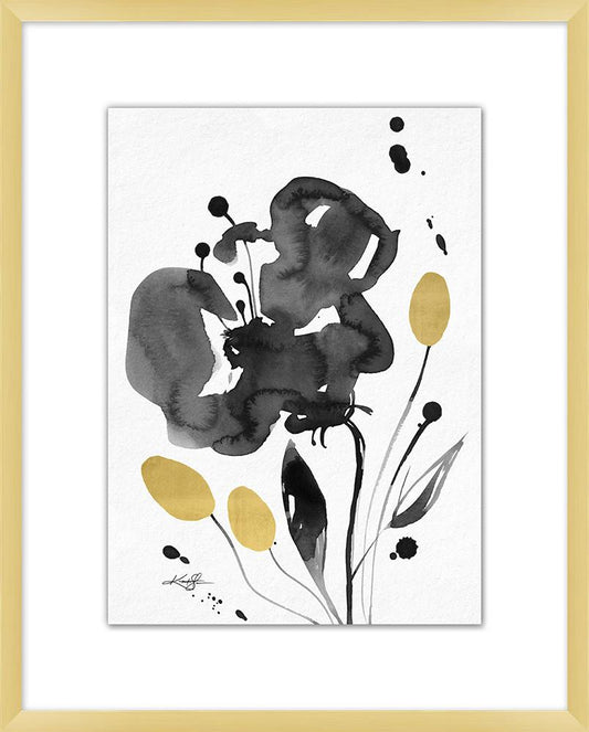 Wendover Art Group - Floral Impressions 6, Gold - WFL1730 veiw 1
