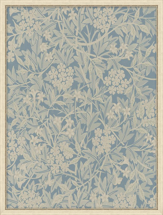 Wendover Art Group - Floral Pattern 6, Flat White Distressed - WFL1071 veiw 1