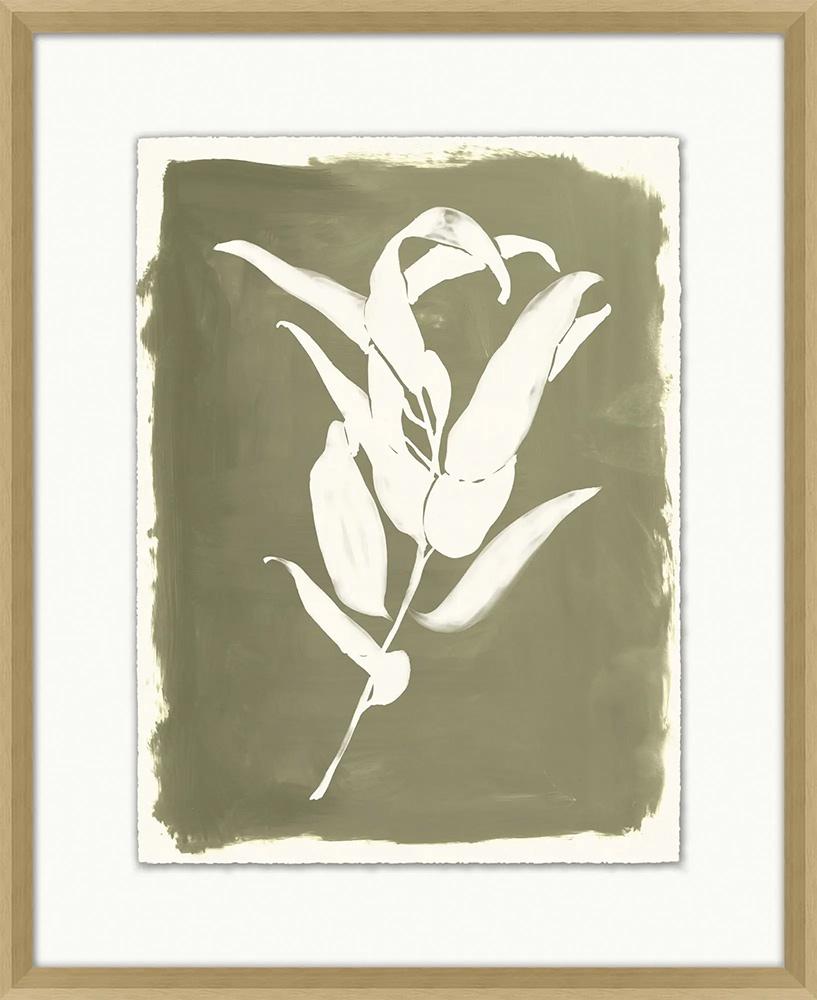 Wendover Art Group - Floral Relief 1, Natural Woodgrain - WFL1950 veiw 1