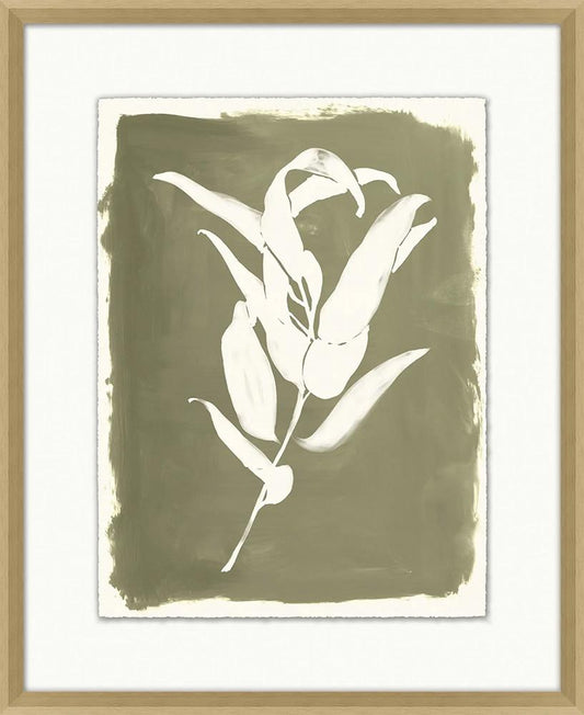 Wendover Art Group - Floral Relief 1, Natural Woodgrain - WFL1950 veiw 1