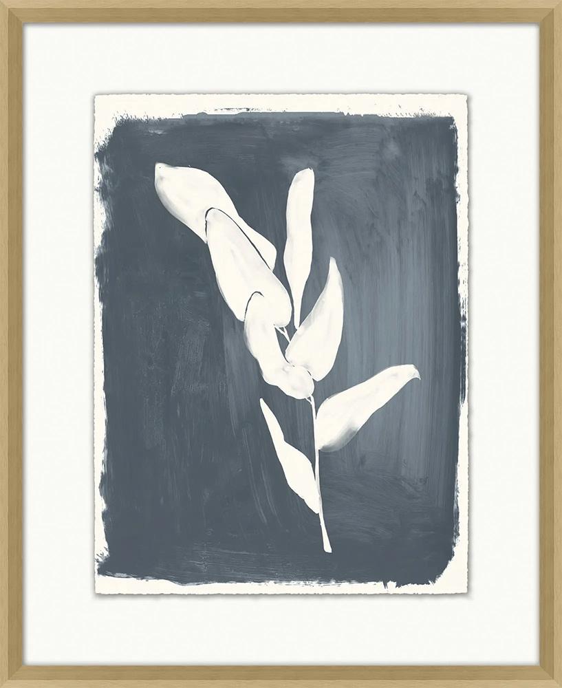 Wendover Art Group - Floral Relief 4, Natural Woodgrain - WFL1953 veiw 1