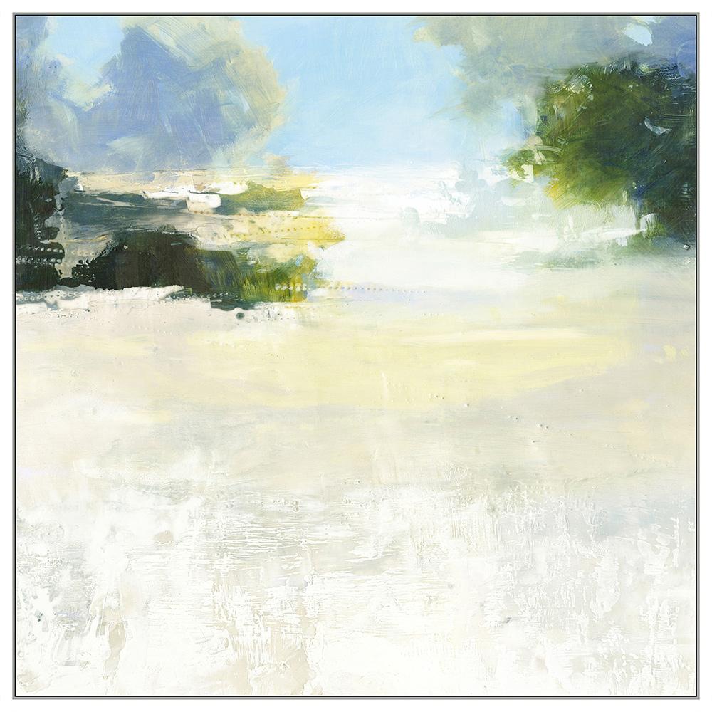 Wendover Art Group - Florida Isle, Floater Frame - Matte White - WLD1160 veiw 1