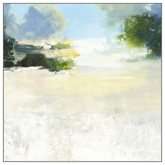Wendover Art Group - Florida Isle, Floater Frame - Matte White - WLD1160 veiw 1