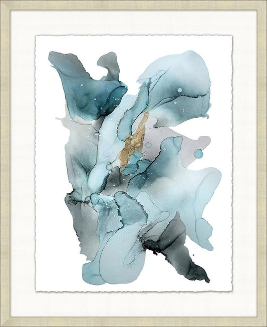 Wendover Art Group - Fluid Pools 2, Antique Silver Etched - WAB3159 veiw 1