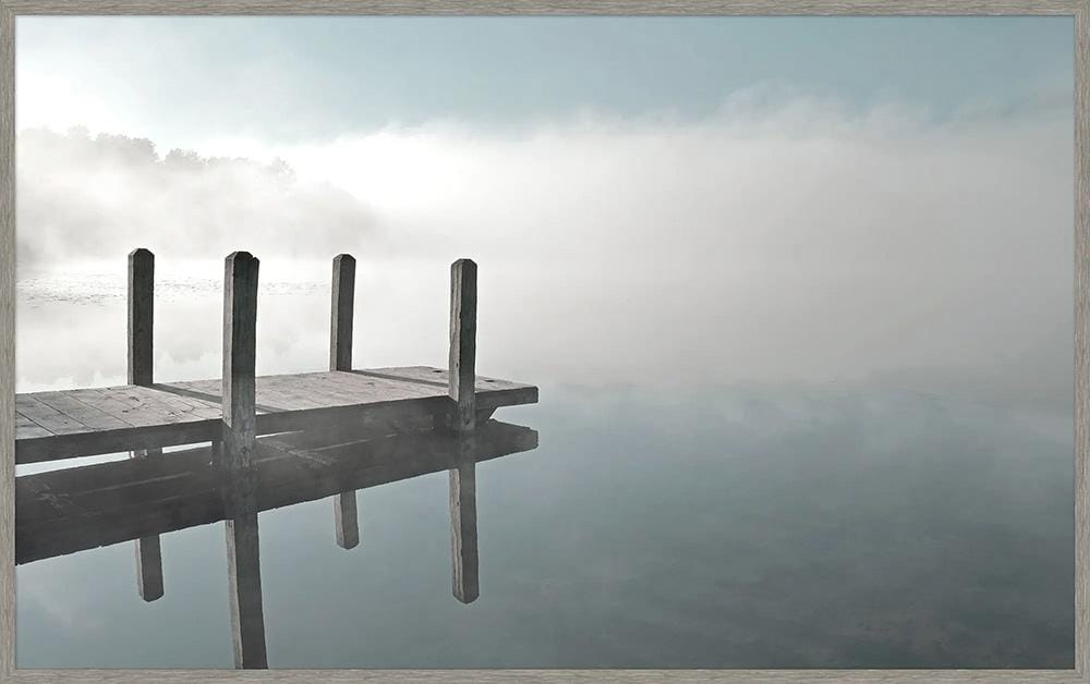 Wendover Art Group - Fog Rolls In, Gray Woodgrain - WCL2962 veiw 1