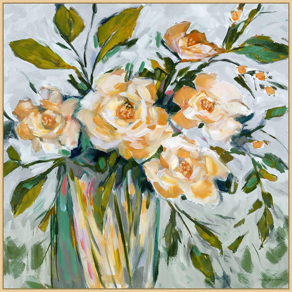 Wendover Art Group - Good Morning Bouquet 2, Floater Frame - Natural - WFL1902 veiw 1