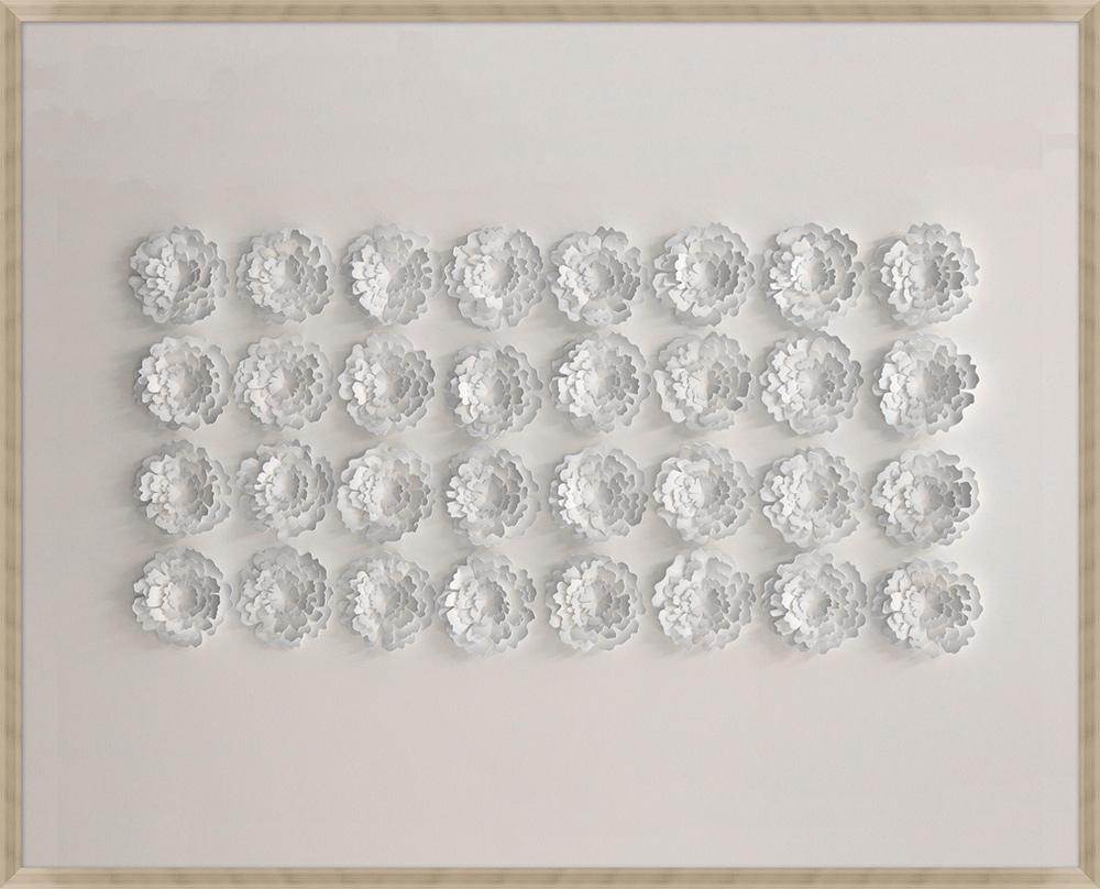Wendover Art Group - Hint of Blue Blossoms, Silver - WFL1839 veiw 1