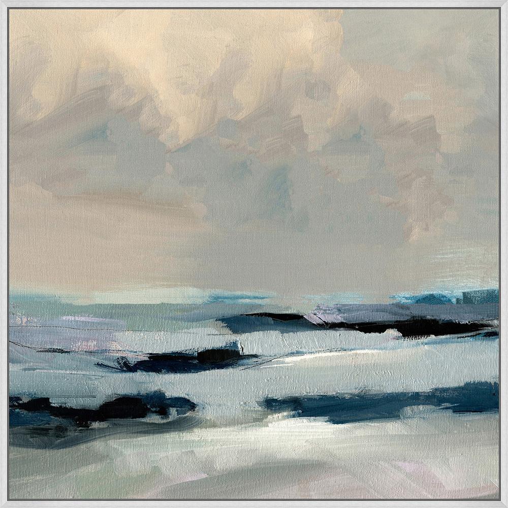 Wendover Art Group - Idle Waves 2, Floater Frame - Silver - WCL1800 veiw 1