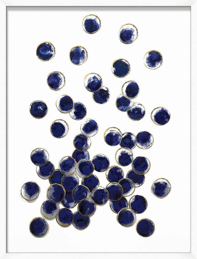 Wendover Art Group - Large Indigo Spray 2, Matte White - WCL2000 veiw 1