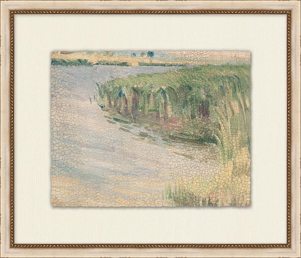 Wendover Art Group - Light Landscape 1, Distressed Ivory - WLD1123 veiw 1