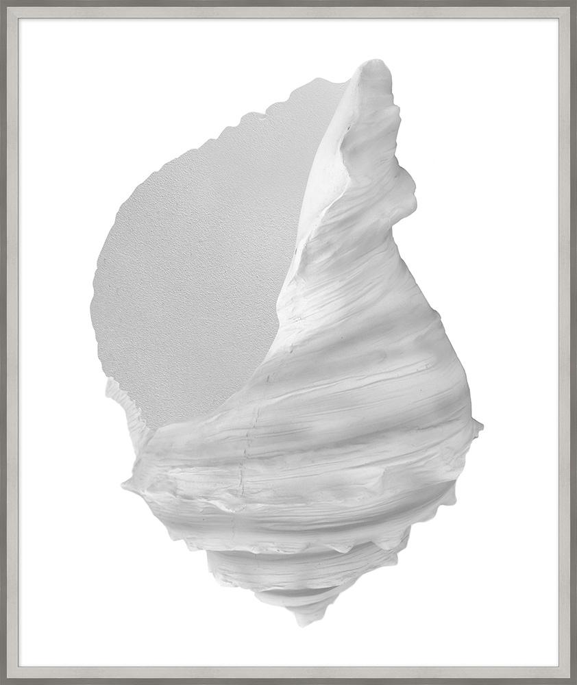 Wendover Art Group - Lillian August Silver Leafed Shell 2, Silver - WLA1028 veiw 1
