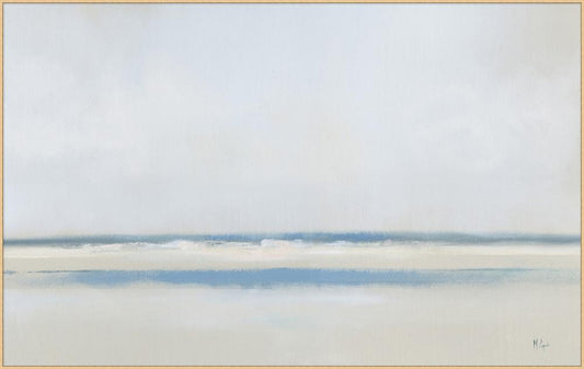 Wendover Art Group - Looking Out To Sea, Floater Frame - Champagne - WLD1314 veiw 1