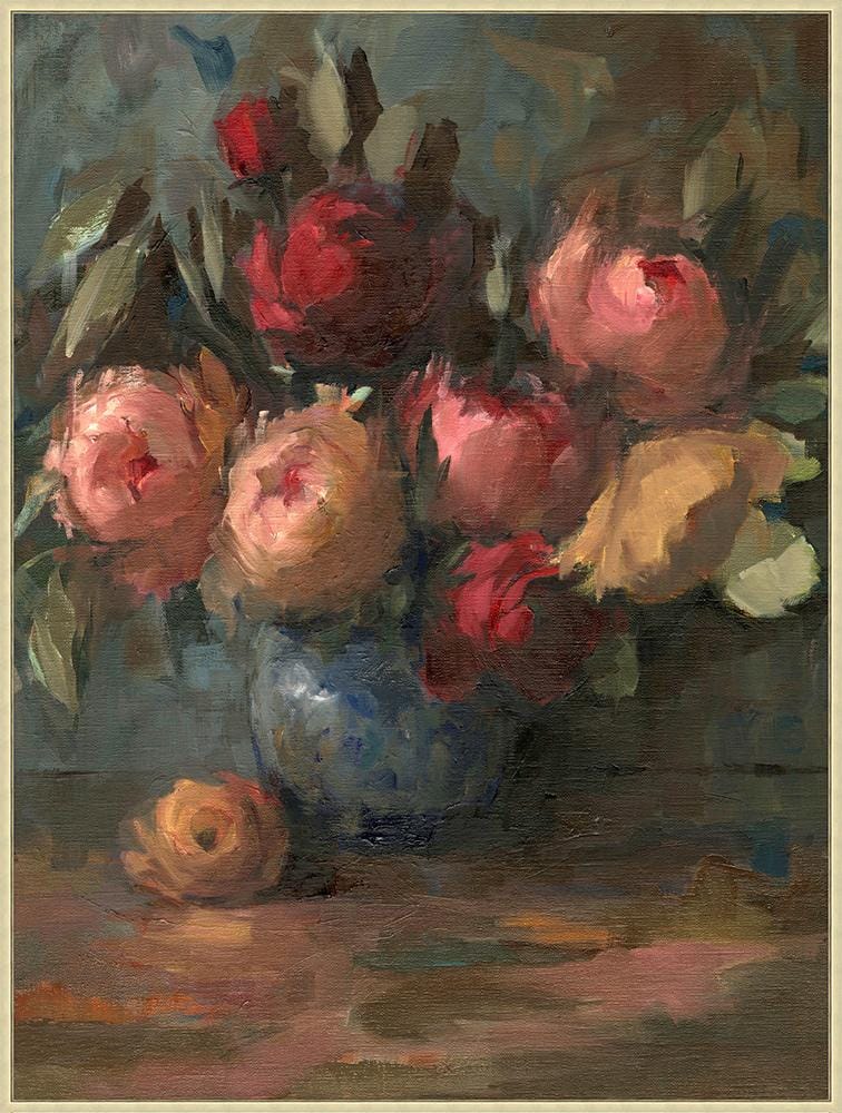 Wendover Art Group - Luxe Arrangement 2, Floater Frame - Antique Silver - WFL1401 veiw 1