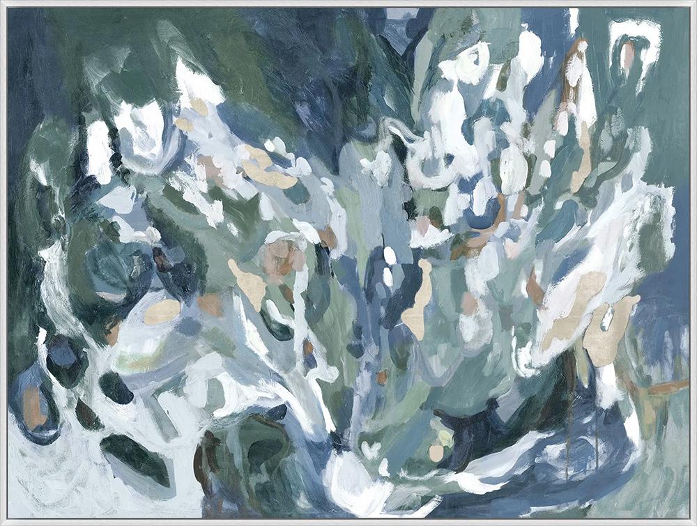 Wendover Art Group - Making Lake Waves, Floater Frame - Silver - WAB4701 veiw 1