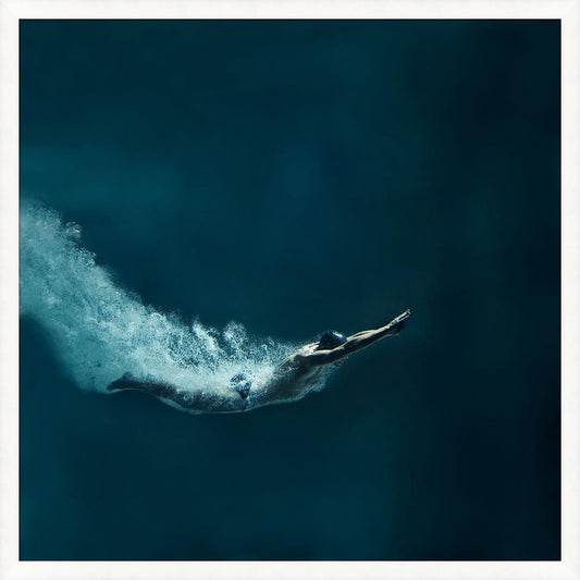 Wendover Art Group - Mat Sanders Diving Depths, White - WCON199 veiw 1