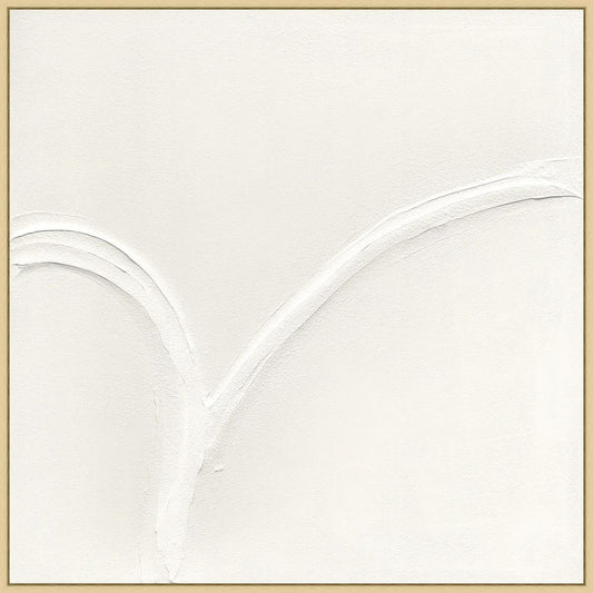 Wendover Art Group - Muted Curves 3, Floater Frame - Natural - WAB4632 veiw 1