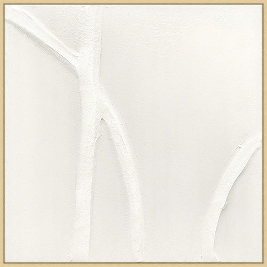 Wendover Art Group - Muted Curves 4, Floater Frame - Natural - WAB4633 veiw 1
