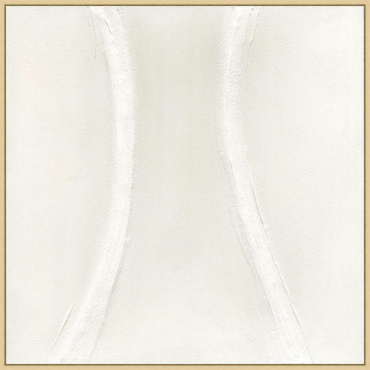 Wendover Art Group - Muted Curves 5, Floater Frame - Natural - WAB4634 veiw 1