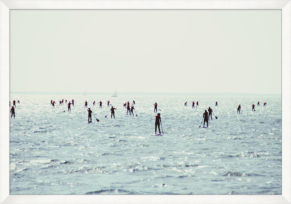 Wendover Art Group - Nathan Turner Paddle Board Fleet, White - WTUR0258 veiw 1