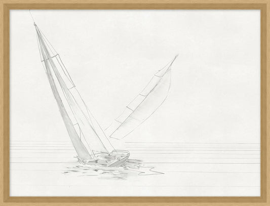 Wendover Art Group - Nathan Turner Sailor Sketch 2 Small, Natural Woodgrain - WTUR0117 veiw 1