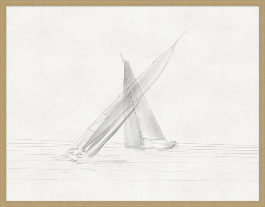 Wendover Art Group - Nathan Turner Sailors Sketch 3, Natural Woodgrain - WTUR0114 veiw 1