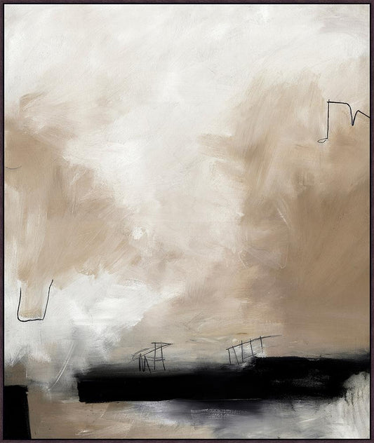 Wendover Art Group - Natural Space 2, Floater Frame - Espresso - WAB4025 veiw 1