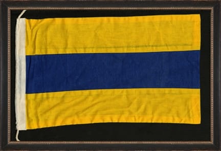 Wendover Art Group - Nautical Flag D, Black - WD22353 veiw 1