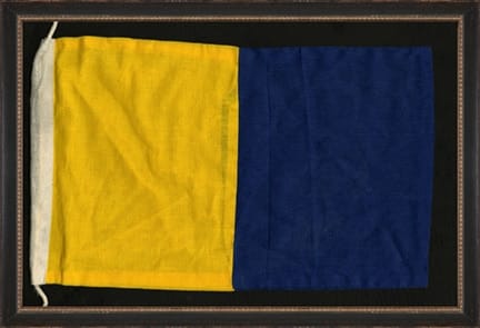 Wendover Art Group - Nautical Flag K, Black - WD22360 veiw 1