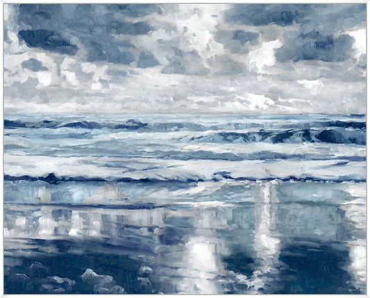 Wendover Art Group - On the Horizon, Floater Frame - Matte White - WCL2186 veiw 1