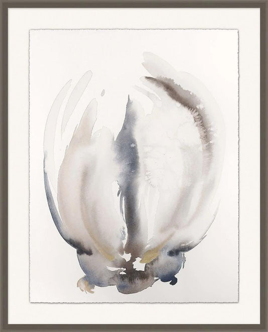 Wendover Art Group - Organic Petals 1, Taupe - WFL1985 veiw 1
