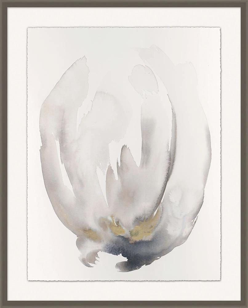 Wendover Art Group - Organic Petals 2, Taupe - WFL1986 veiw 1